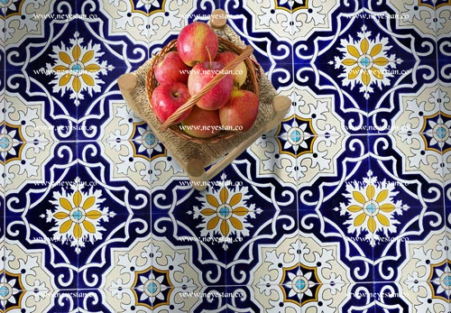 کاشی سنتی لاجورد