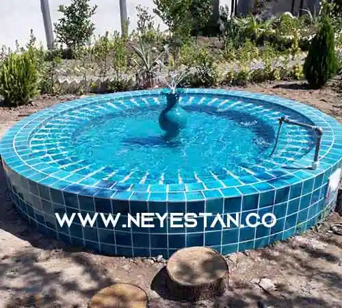 کاشی فیروزه حوض