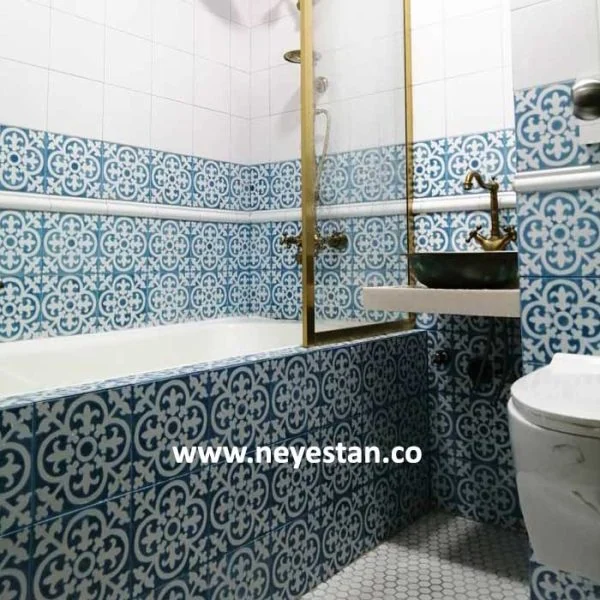 کاشی اسپانیایی مراکشی در حمام
