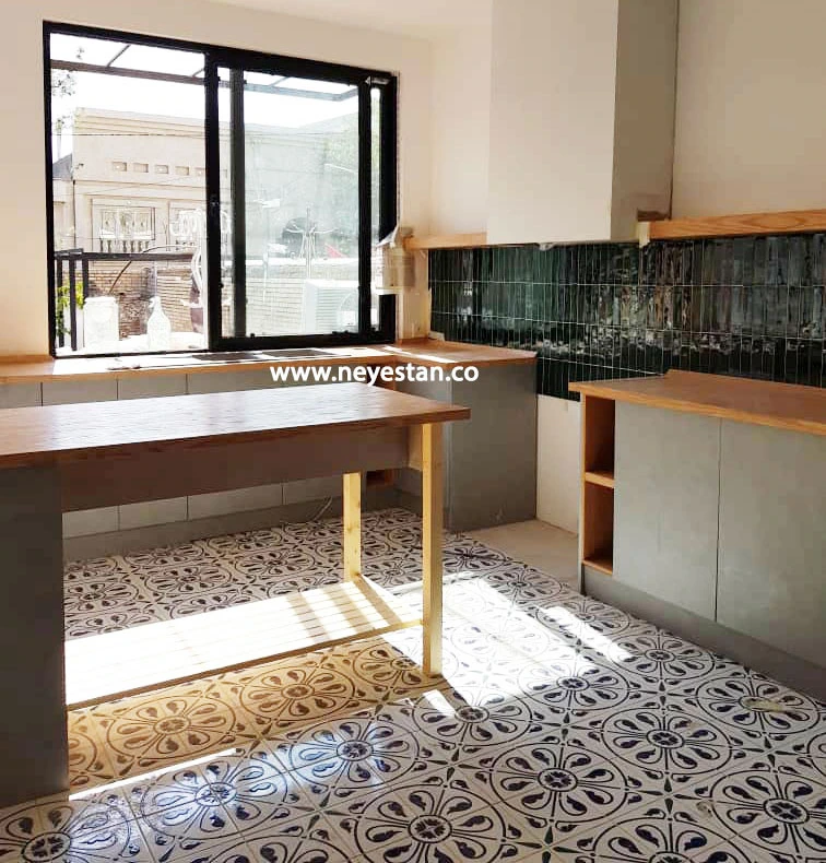 کاشی مترویی سبز زمردی
