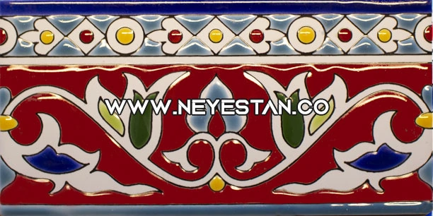 قرنیز کاشی اسلیمی 
