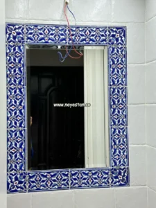 قرنیز کاشی اسلیمی دور قاب