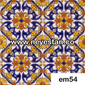 کاشی با نقوش اروپایی نیستان کد em54
