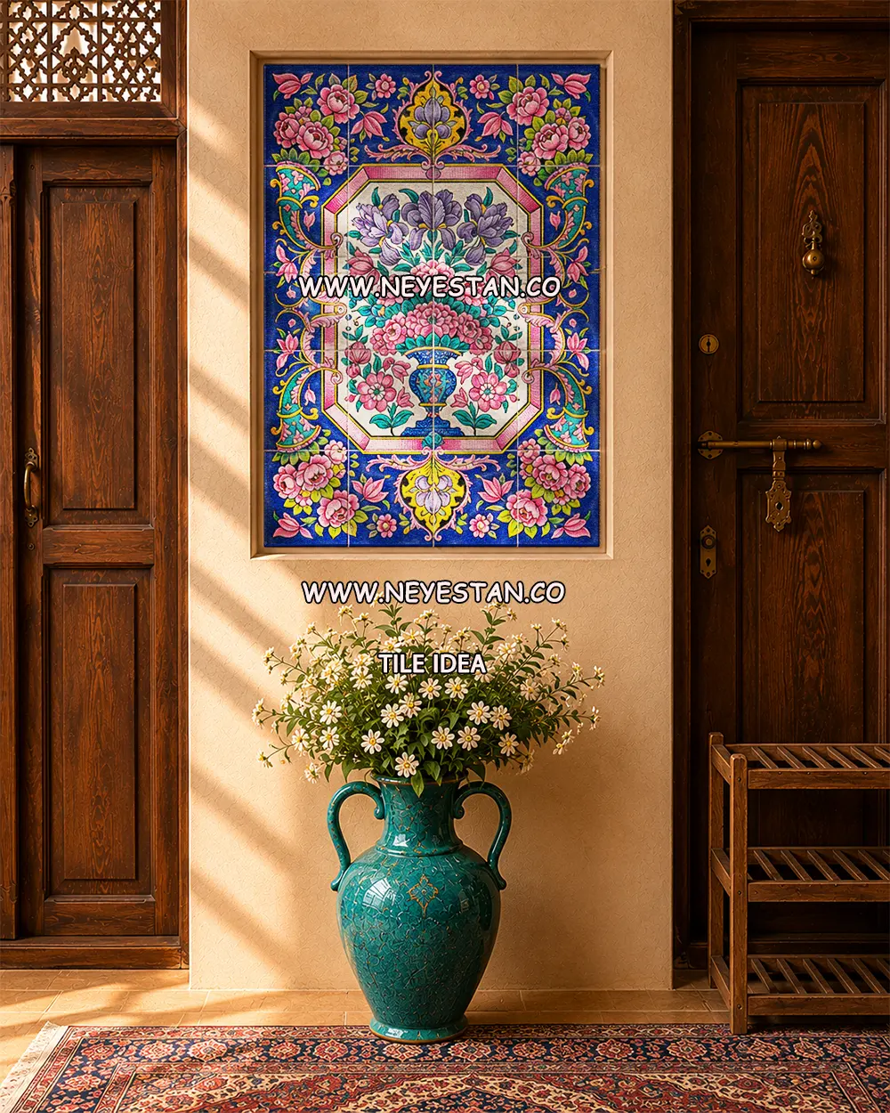 تابلو کاشی طرح شیراز
