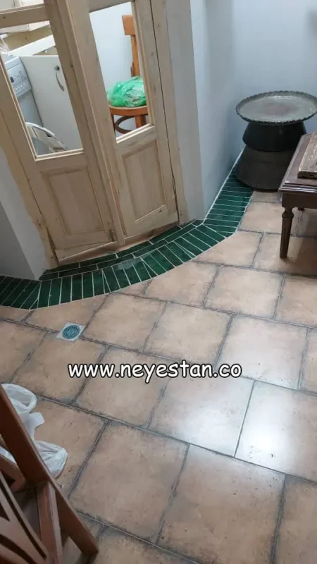 قرنیز کاشی مترویی سبز 