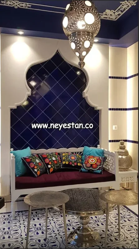 معماری مراکشی با کاشی های دست ساز نیستان