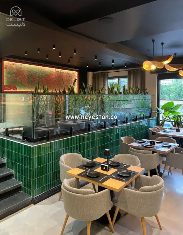 سرامیک مترویی سبز زمردی طیف دار دست ساز 