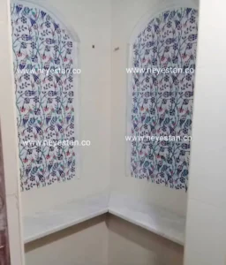 کاشی سنتی گل ترگی هفت رنگی