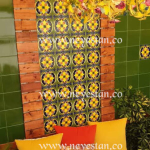 کاشی سنتی با طرح اسپانیایی- مراکشی