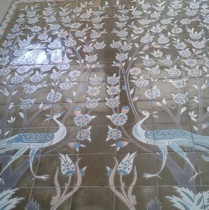 کاشی دیوار رستوران_کاشی سنتی ترکی
