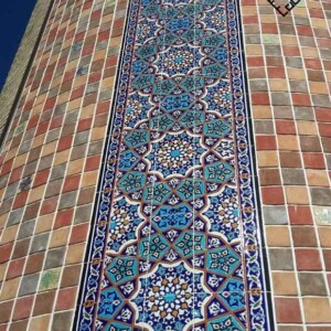 کاشی سنتی ایرانی با نقوش ایرانی