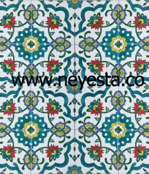 کاشی سنتی ایرانی با لعاب خاص