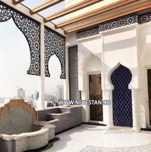 کاشی لاجورد مرکاشی و کاشی اسپانیایی مراکشی